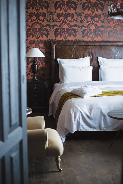 A plush suite at Rooms Hotel. Credit Nata Abashidze-Romanovskaya